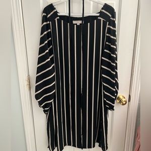 Loft Plus Size Dress -Tie Waist